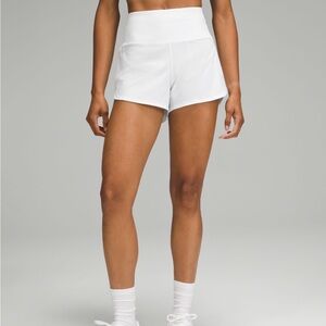 Lululemon Speed Up High Rise Short - Bone - size 6